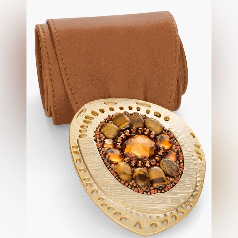 Chico’s Spice Market Belt Leather Size L